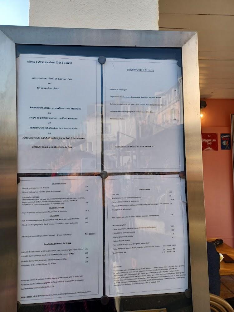 Le Goëland - Menu Image 1